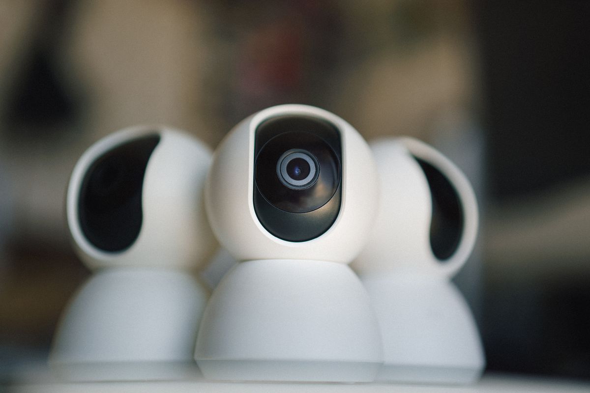 Indoor security camera closeup — camera quality vs price tradeoffs